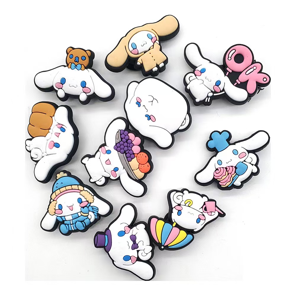 Cute cartoon Sanrio Crocs PVC accessories(9-in-1)