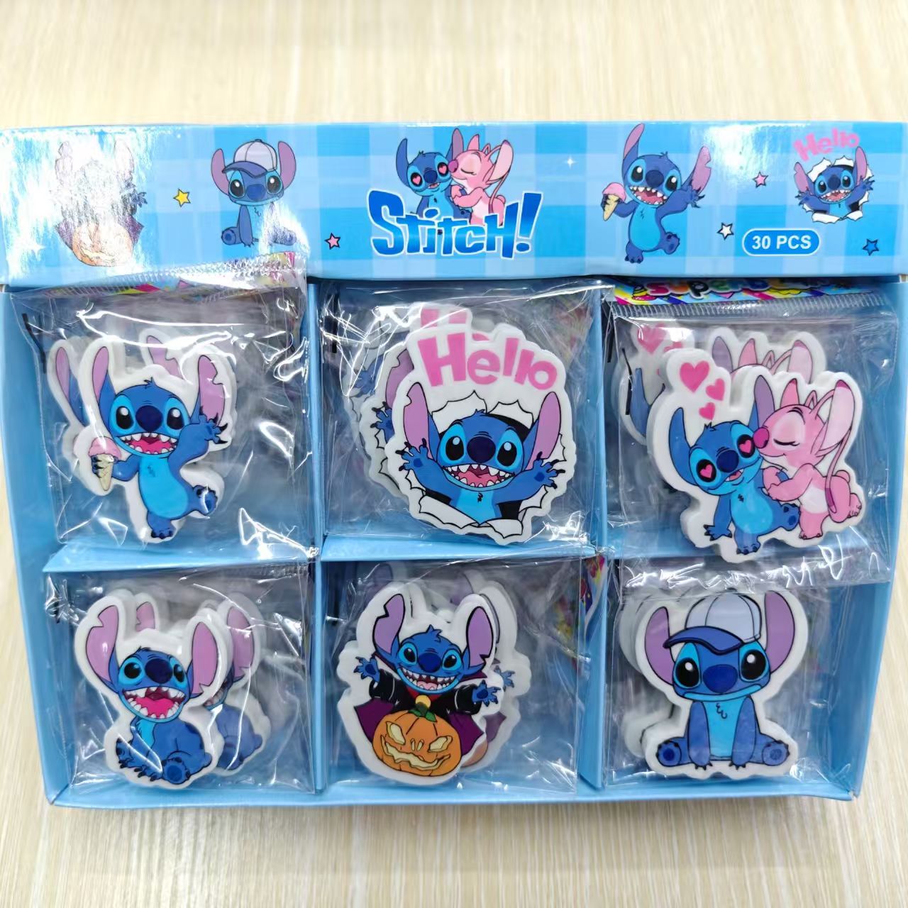Capybara labubu Cute Stationery Eraser (Stitch)(Whole box packed)