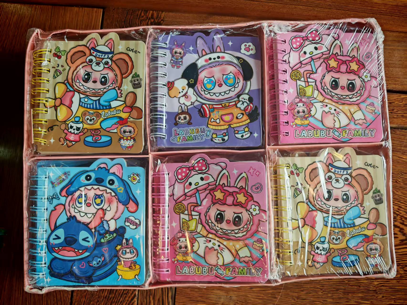 labubu Coil Book Cute Cartoon Loose-leaf Book (A7)