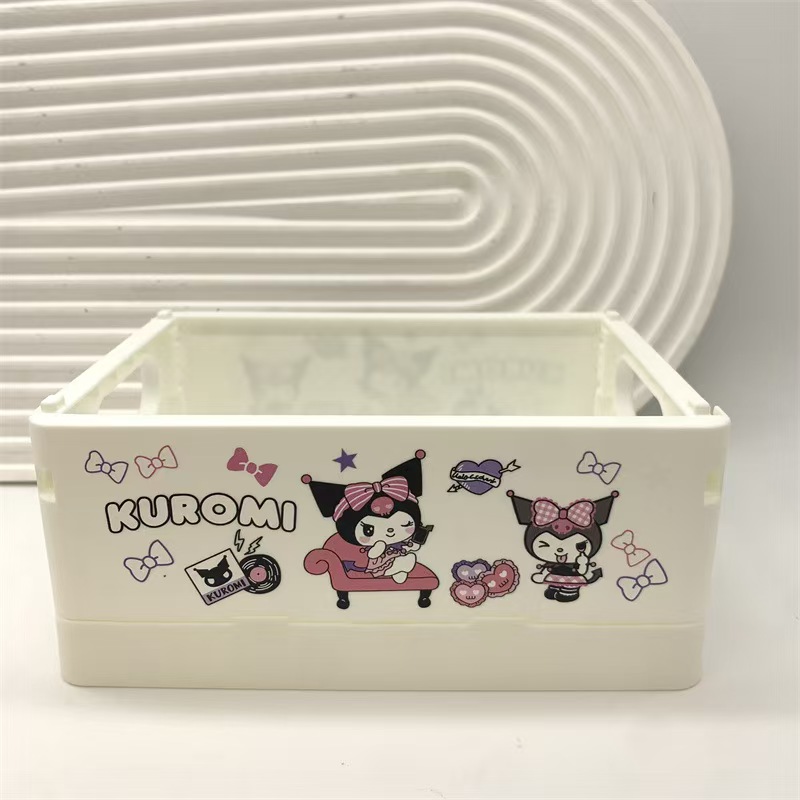 Cute Cartoon stitch folding storage Box (kuromi)