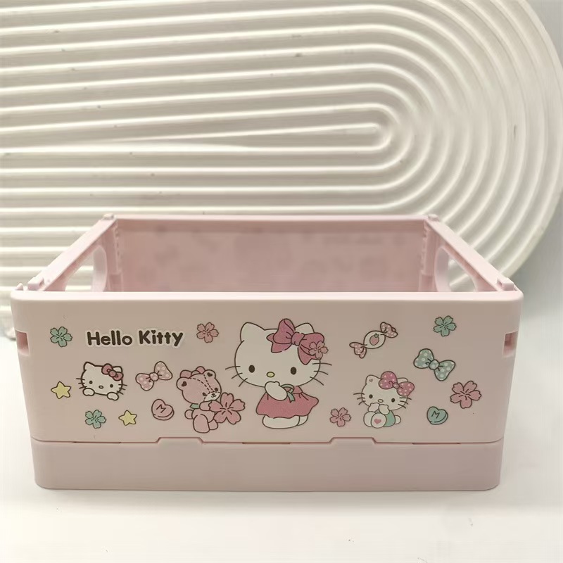 Cute Cartoon stitch folding storage Box (kitty cat)