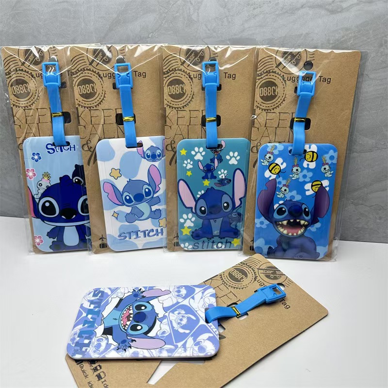 Cute cartoon 3D relief suitcase tag(stitch)
