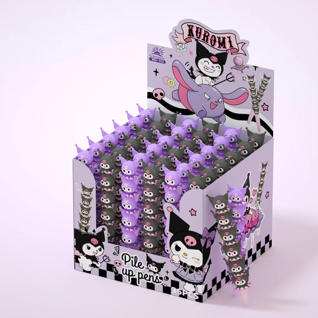 Creative kuromi Cute cartoon string gel pens