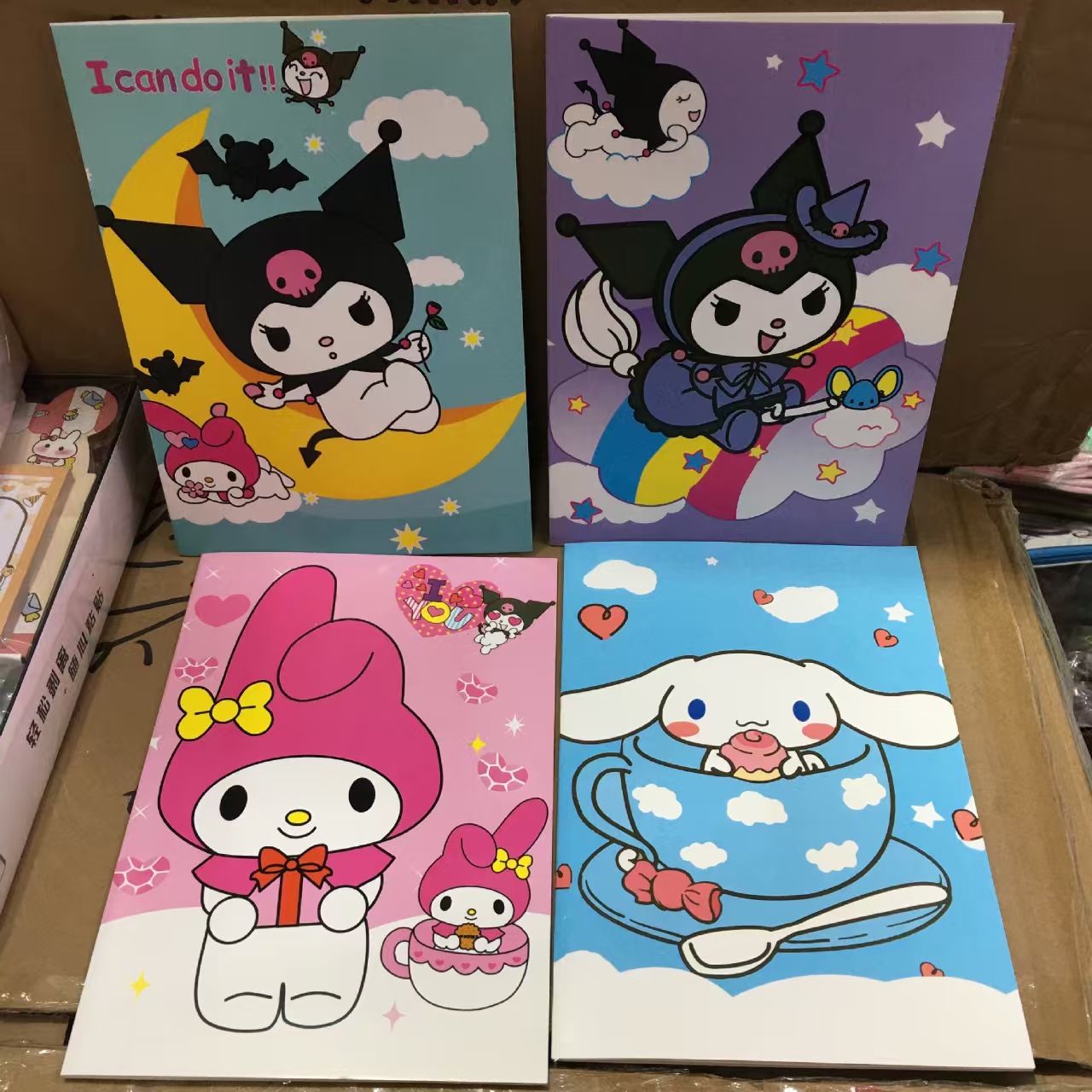sanrio Family Cute Cartoon Horizontal Line Notebook (Mixed Cover of Multiple styles）