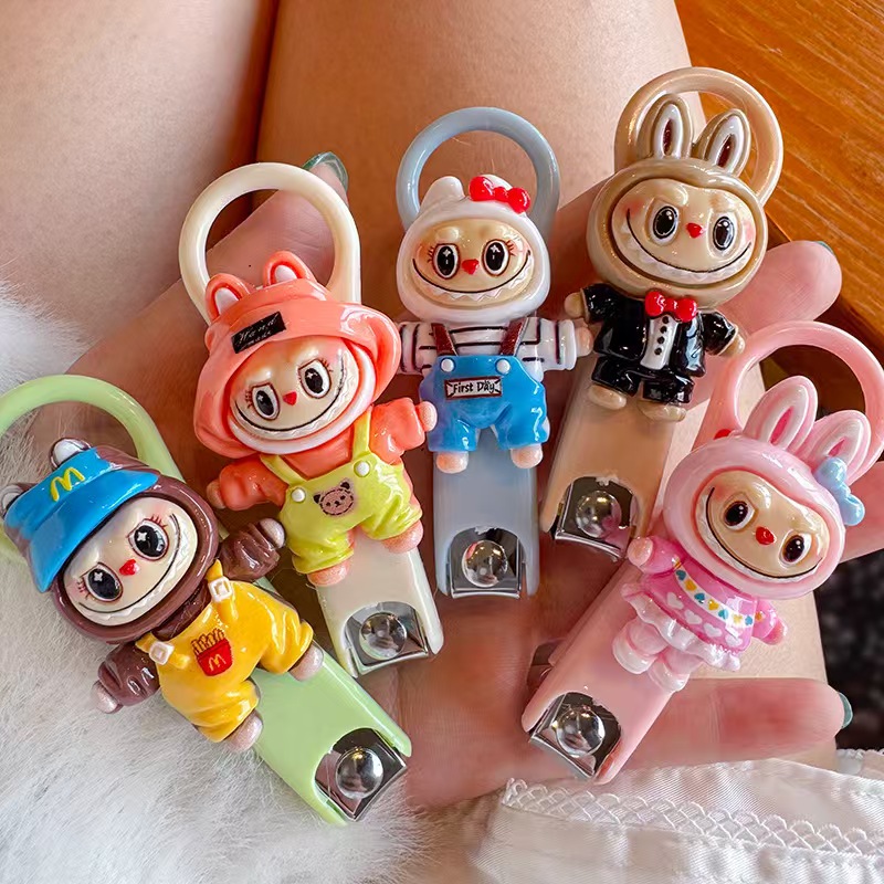 Labubu Cute Cartoon Anime Children's Stainless Steel Nail clippers