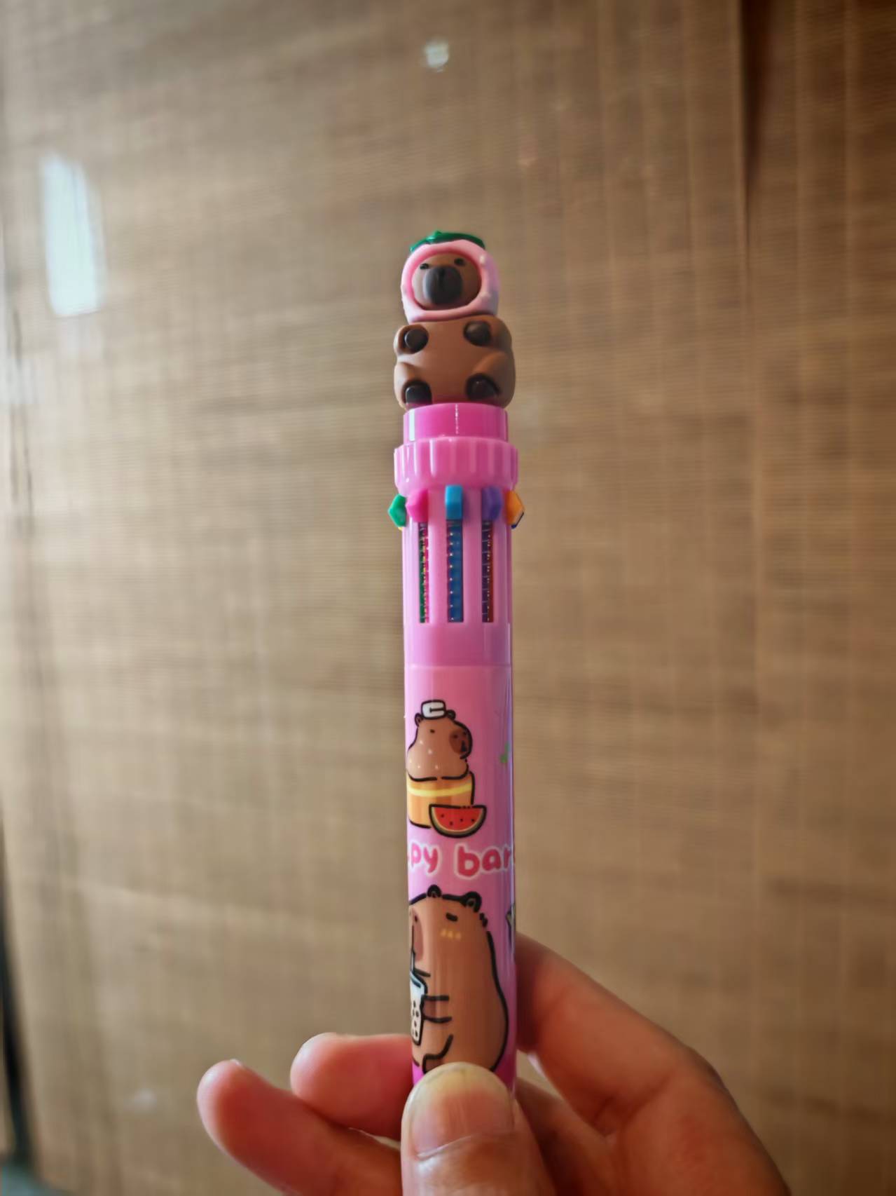 Capybara Cute cartoon ten-color press ballpoint pen