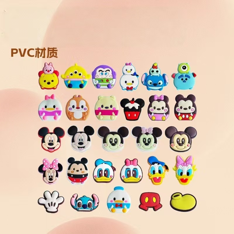 Cute cartoon Mickey high-end DIY Crocs and accessories(9-in-1)
