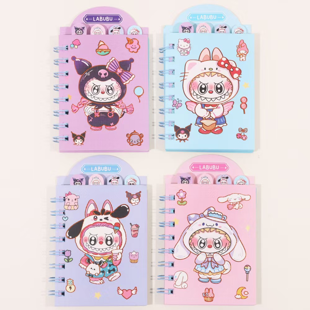 Cute cartoon sanrio color page coil notebook